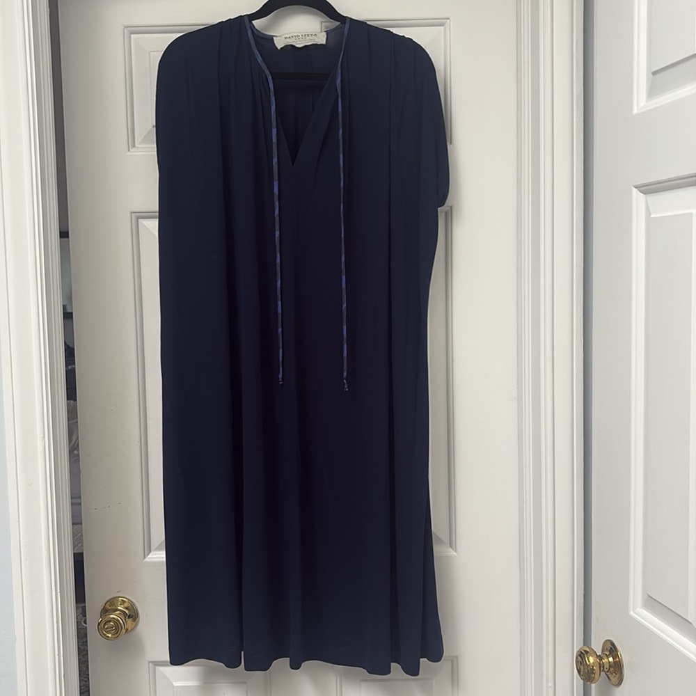 David Szeto / French couture tent dress. 40" long